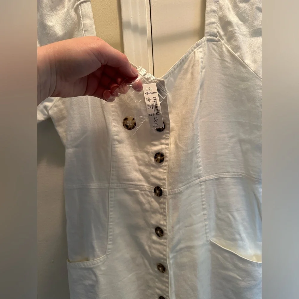 NEW Madewell Margie Mini Dress, size 10 - Picture 4 of 5